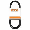 Jason PIX V-Belt, Molded Cog, 1/2 in W, Black A35/4L370